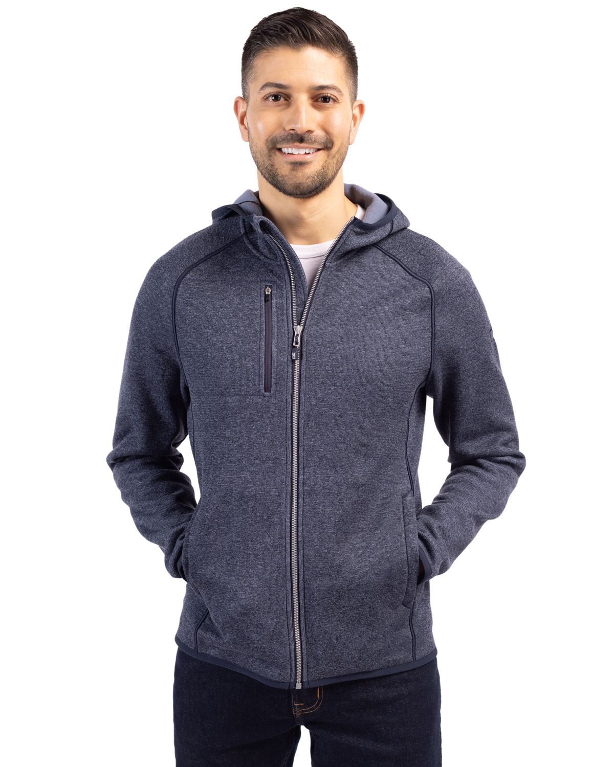 Mainsail Full Zip Hooded Mens Jacket