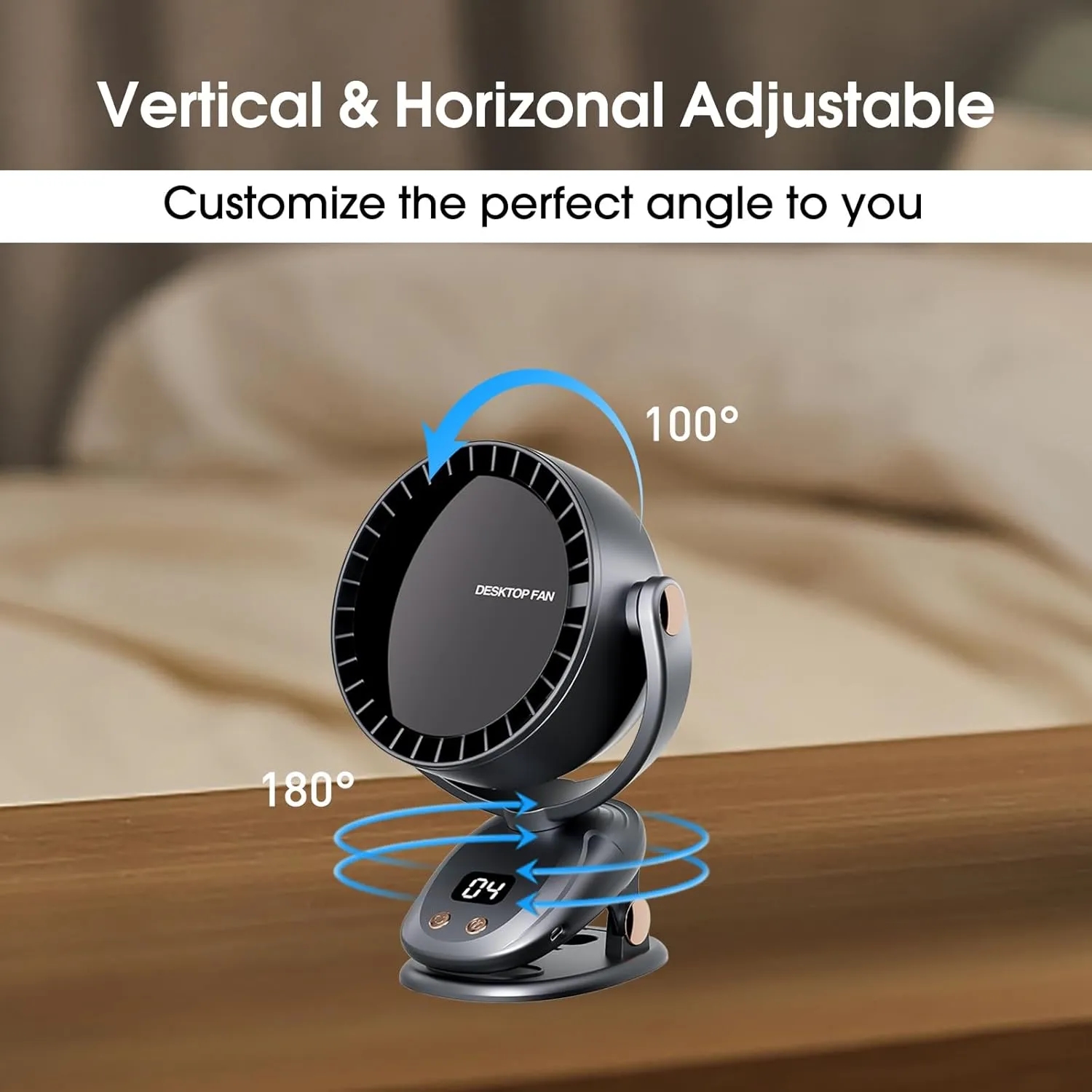 Rechargeable Clip on Fan 6