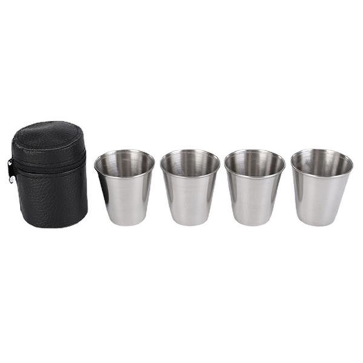 Stainless Steel Pint Cup Set 5
