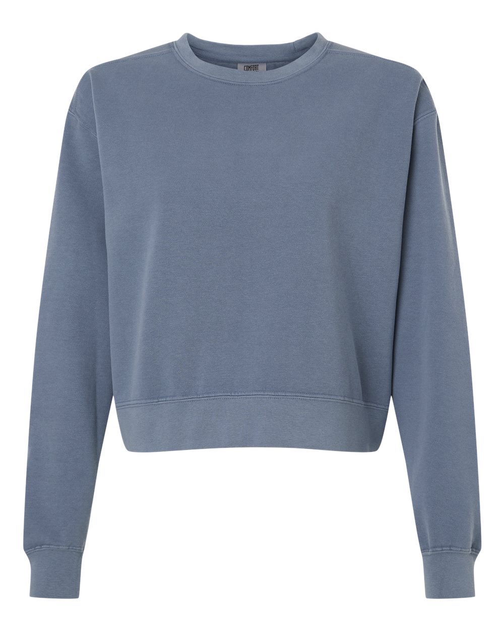 Women's Garment-Dyed Mid-Length Crewneck Sweatshirt - 1566L 25