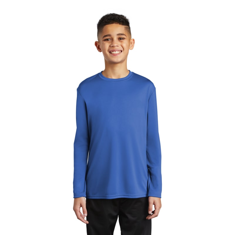 Port & Company Youth Long Sleeve Performance Tee 50