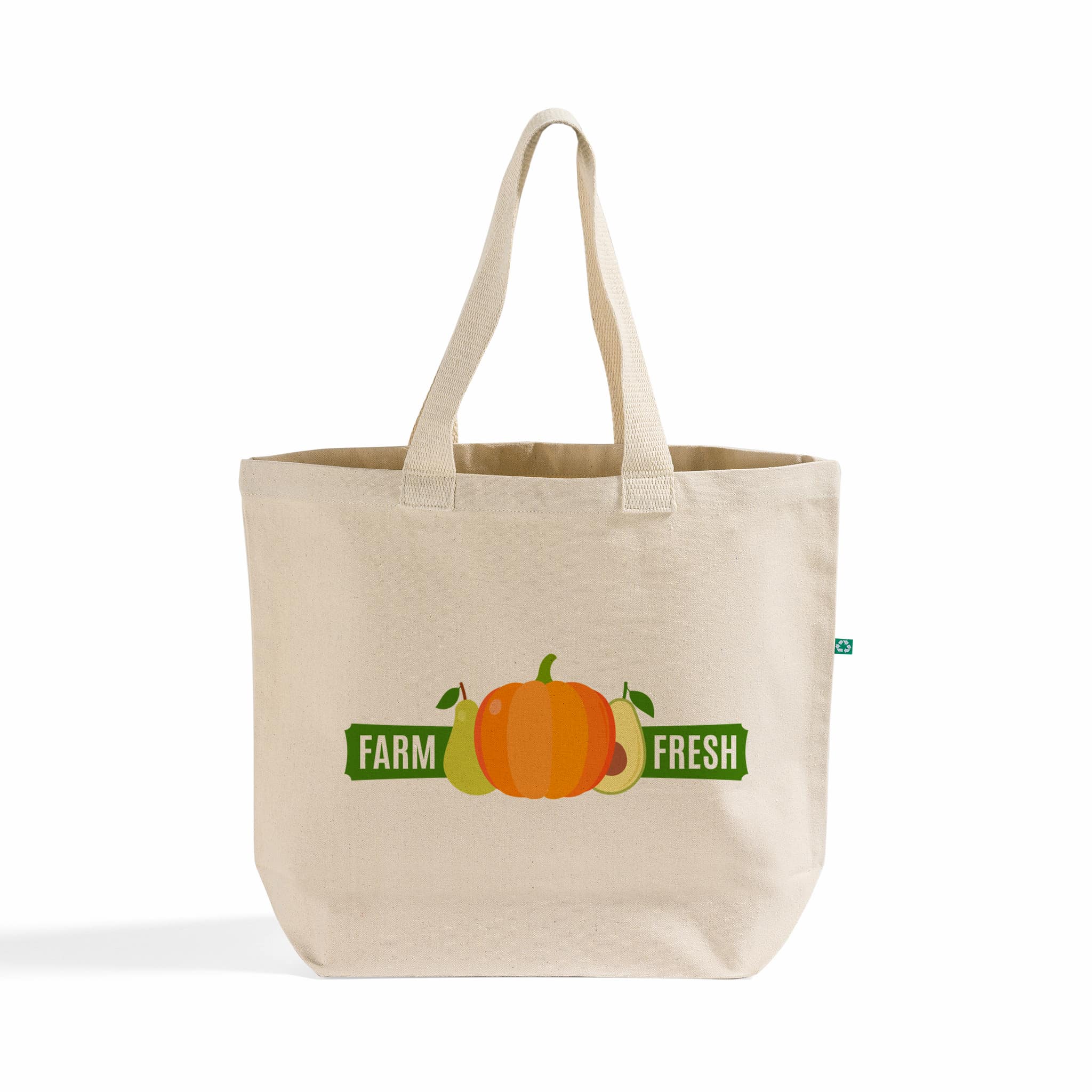 Recycled Canvas Trendy All-Day Tote Bag 13