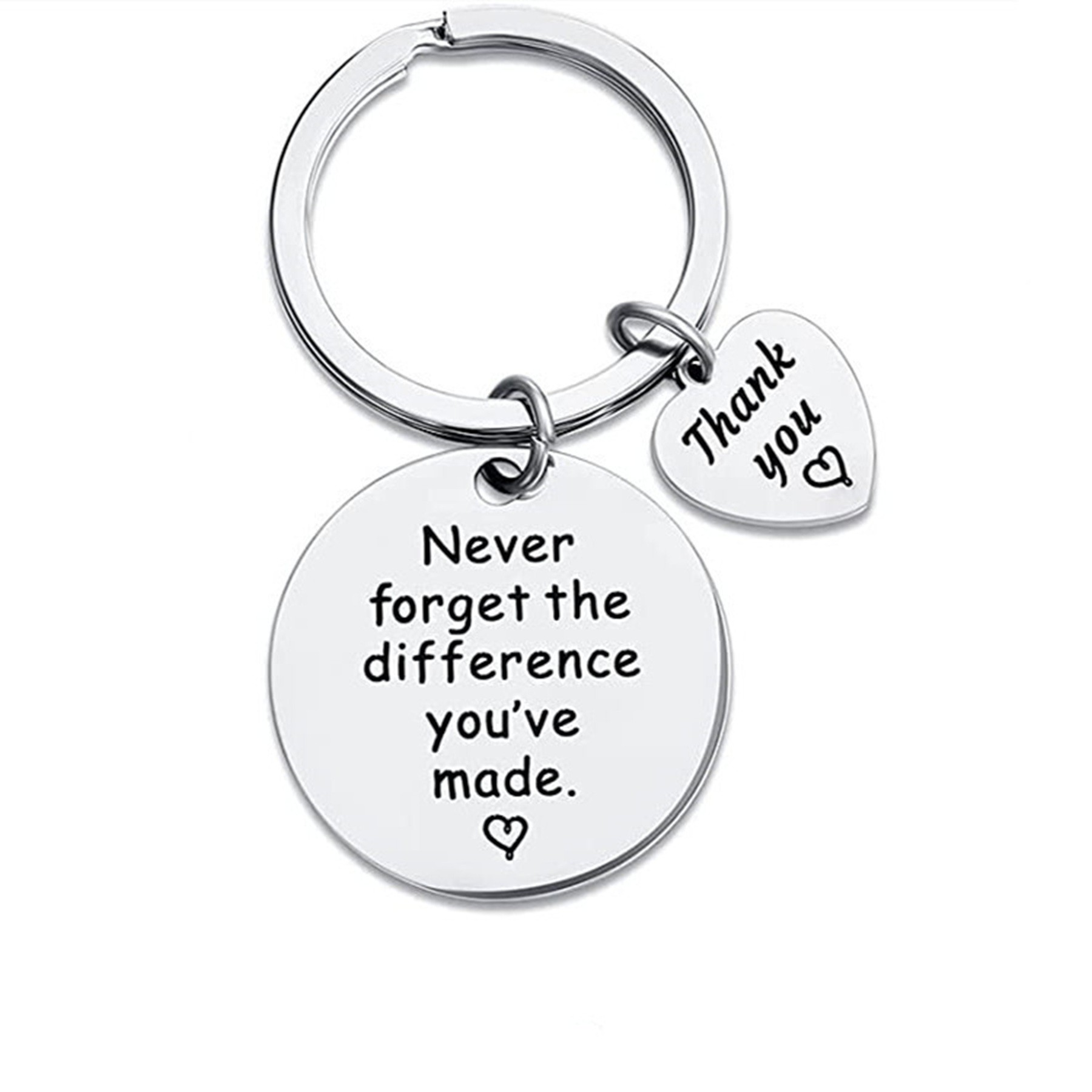Customizable Stainless Steel Gift Keychain 4