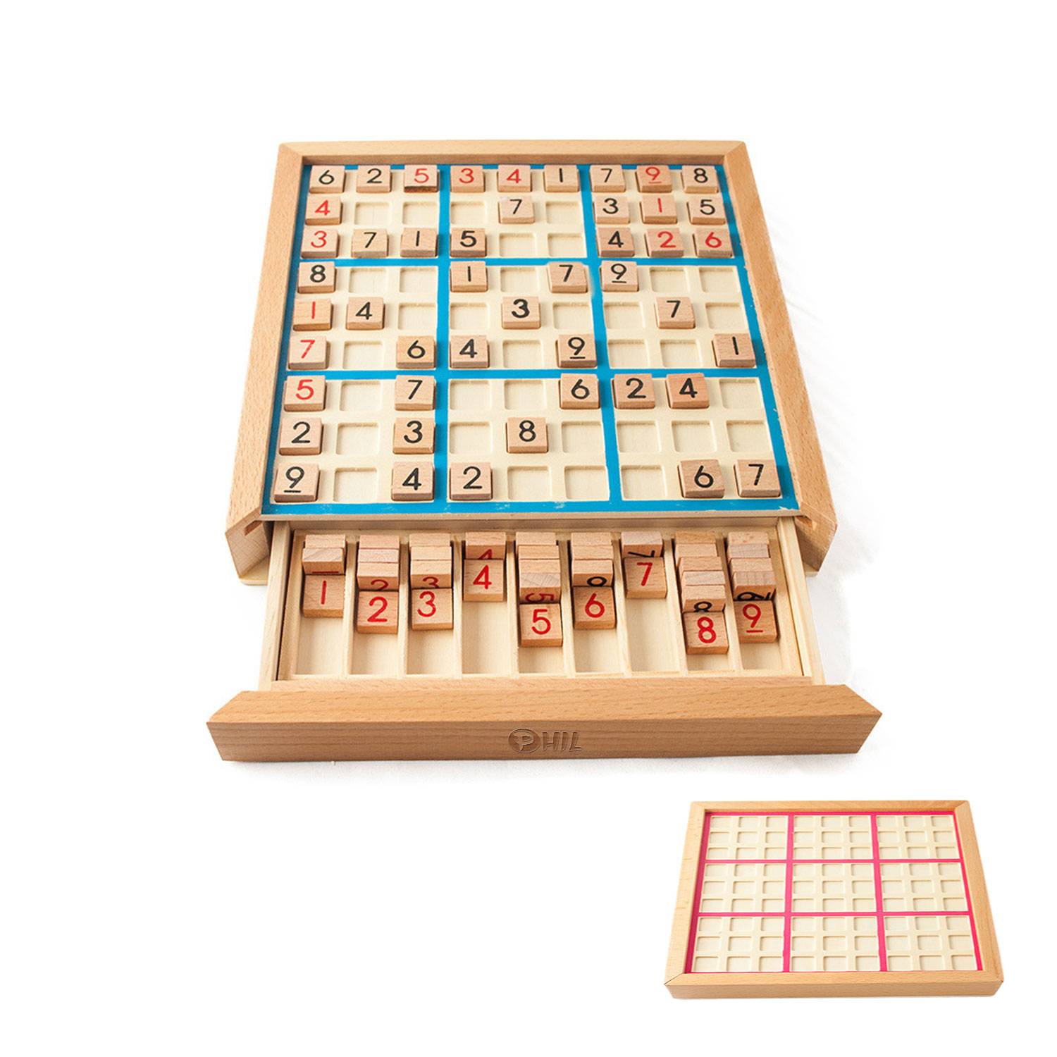Wooden Brain Teaser Sudoku Puzzle Game 3