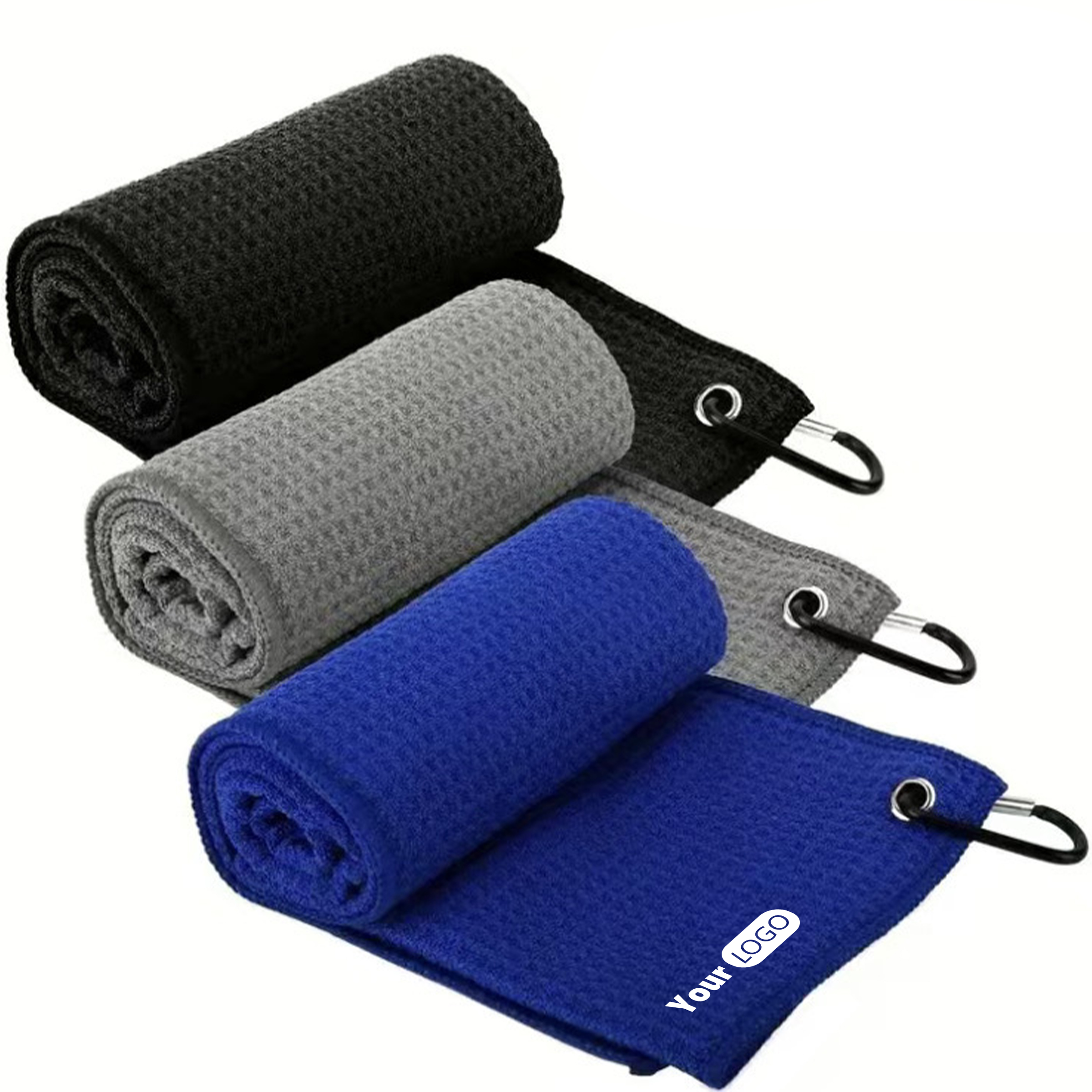 Microfiber Cloth Custom Logo Golf Towels For Style And Functionality On The Course 2
