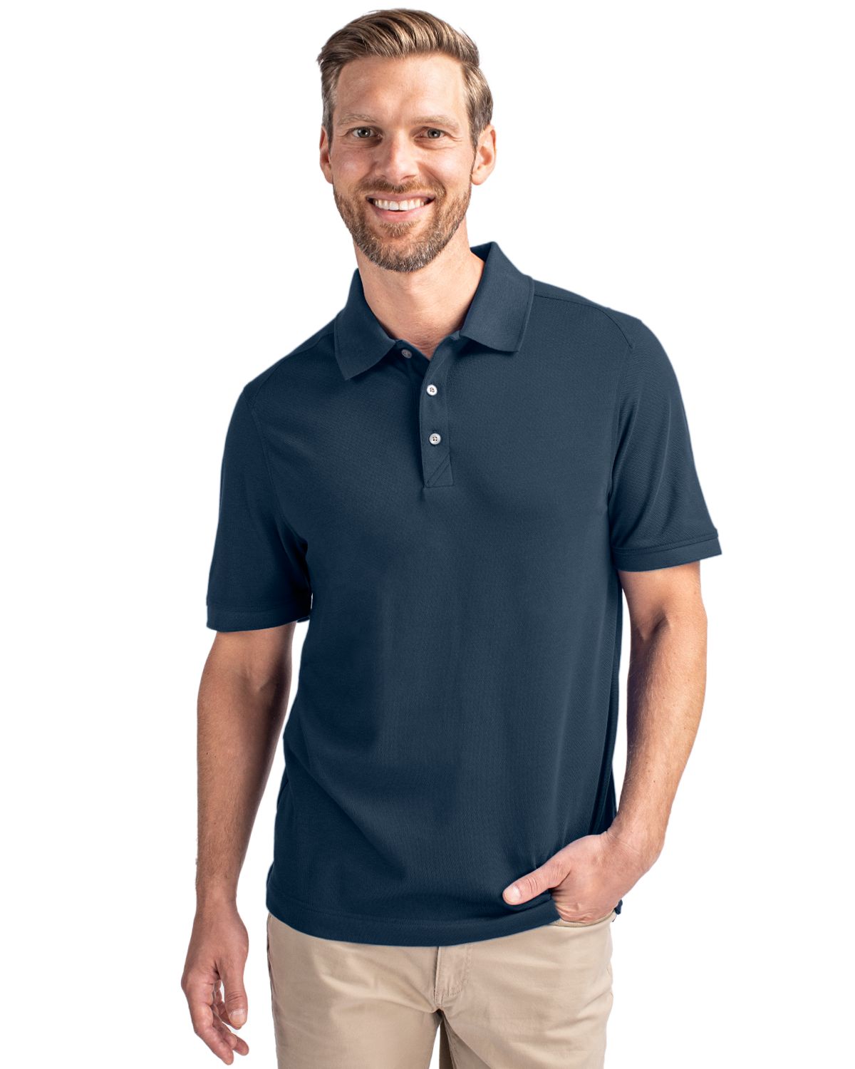 Cutter & Buck Advantage Epic Confidence Recycled Tri-Blend Pique Mens Big & Tall Polo Big & Tall 156
