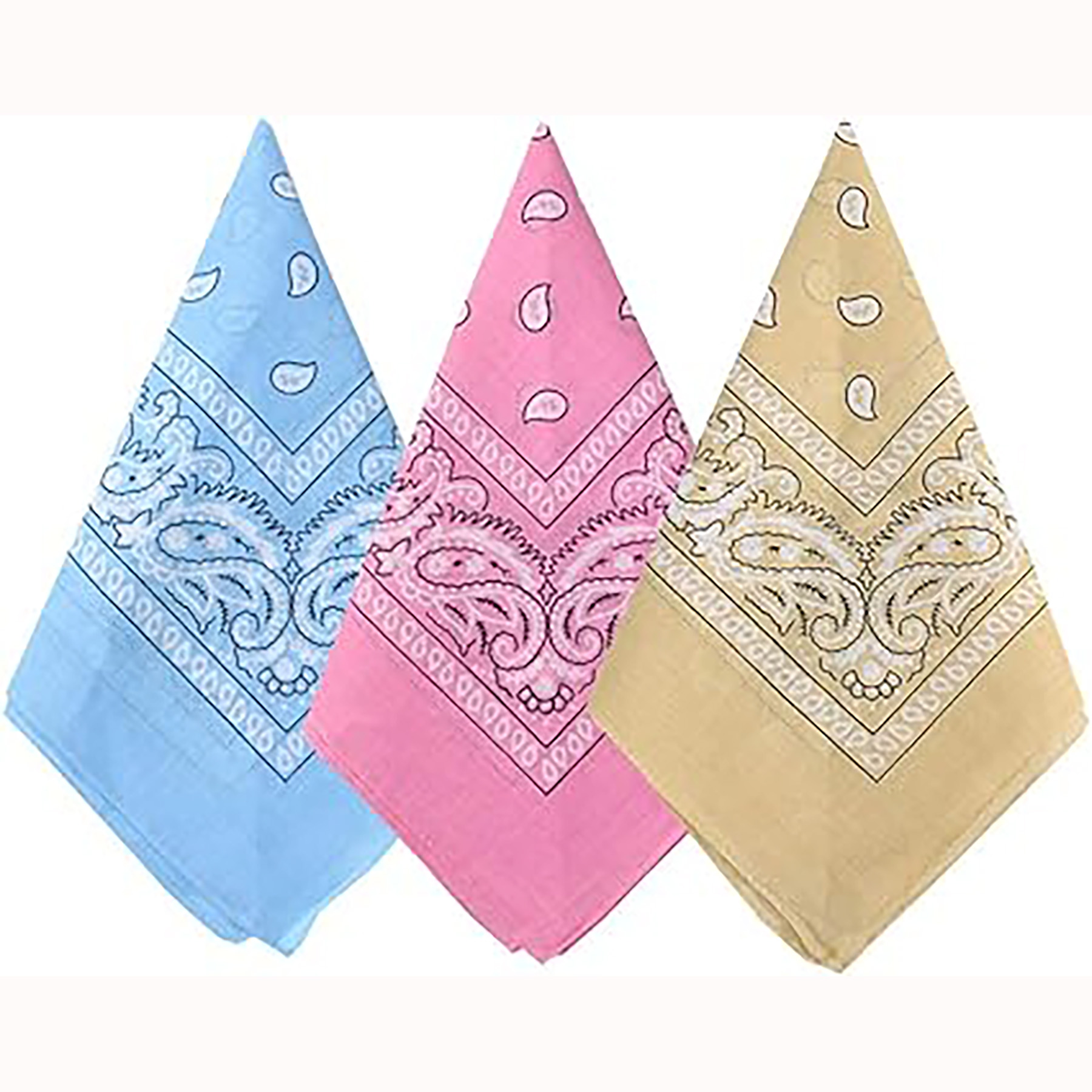 Pure Cotton Paisley Pattern Bandanas 9
