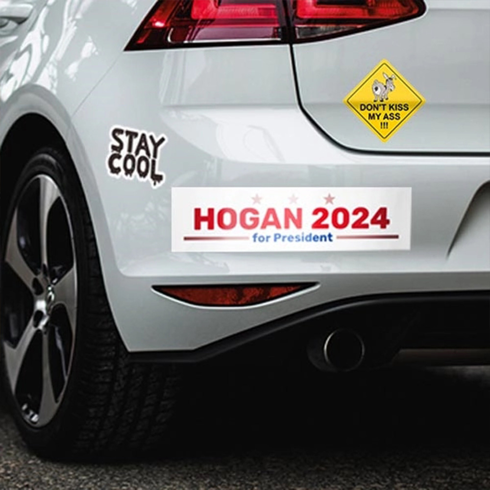 Custom Shape Bumper Sticker (2.75" x 15") 7