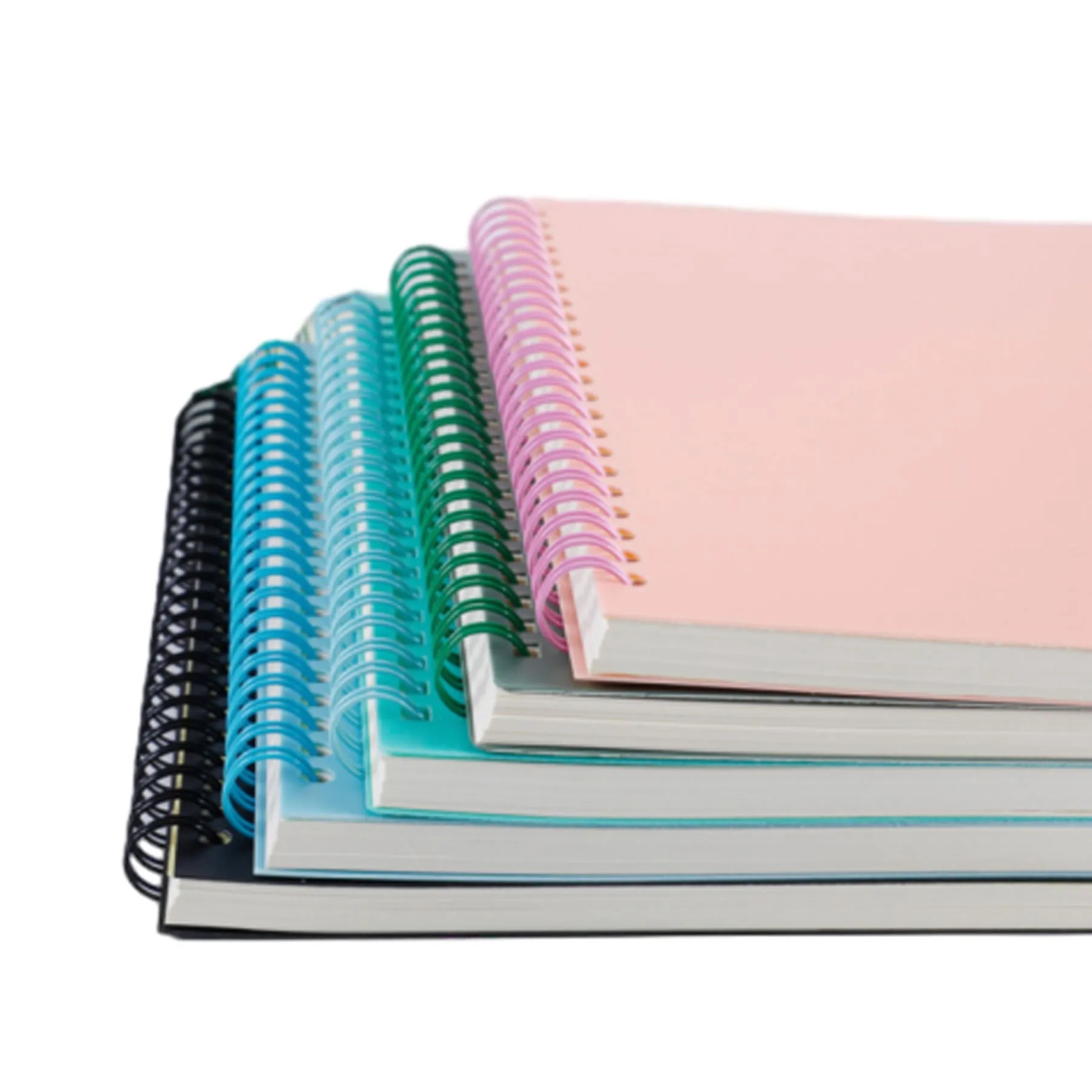 A5 Thick Plastic Hardcover Spiral Notebook 1