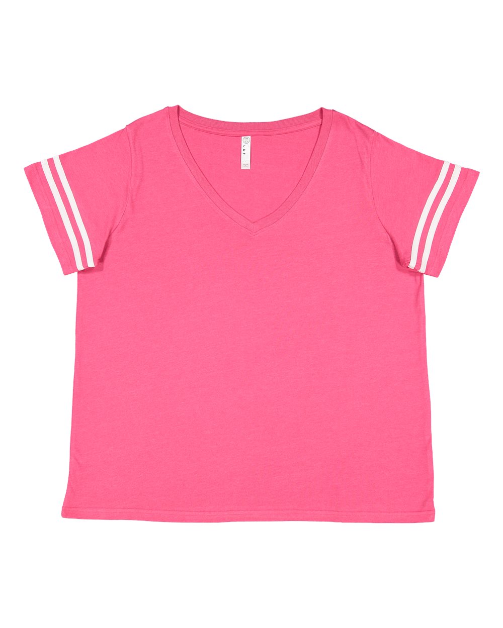 Women's Curvy Collection Vintage Football Tee - 3837 7