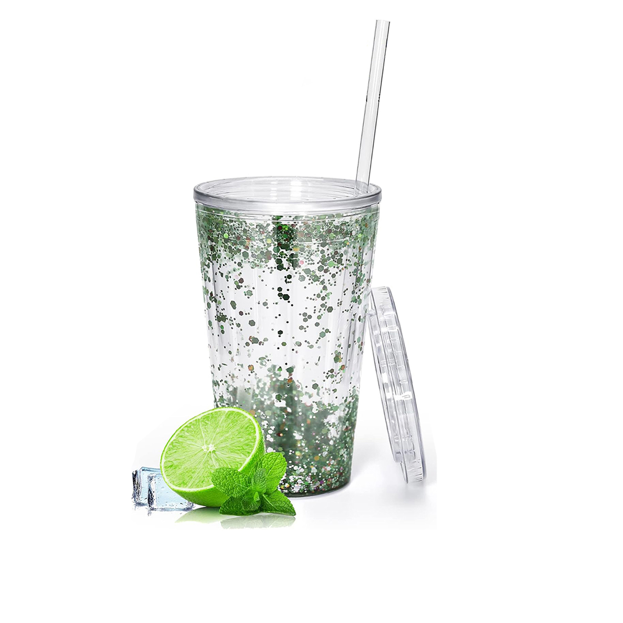 MOQ20 Double-Walled Clear Water Bottle 2