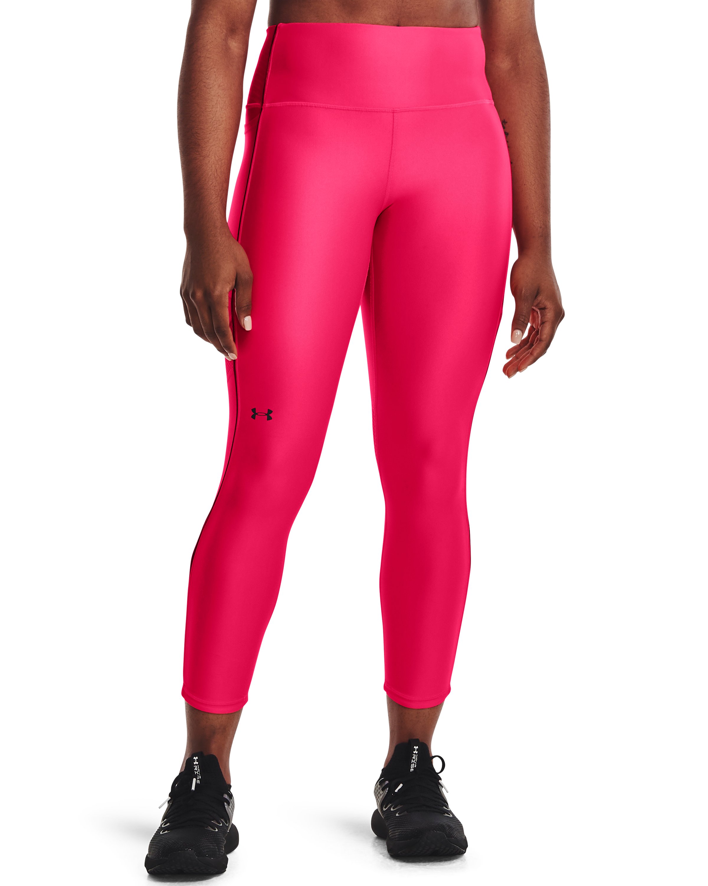 Women's HeatGear No-Slip Waistband Ankle Leggings 2
