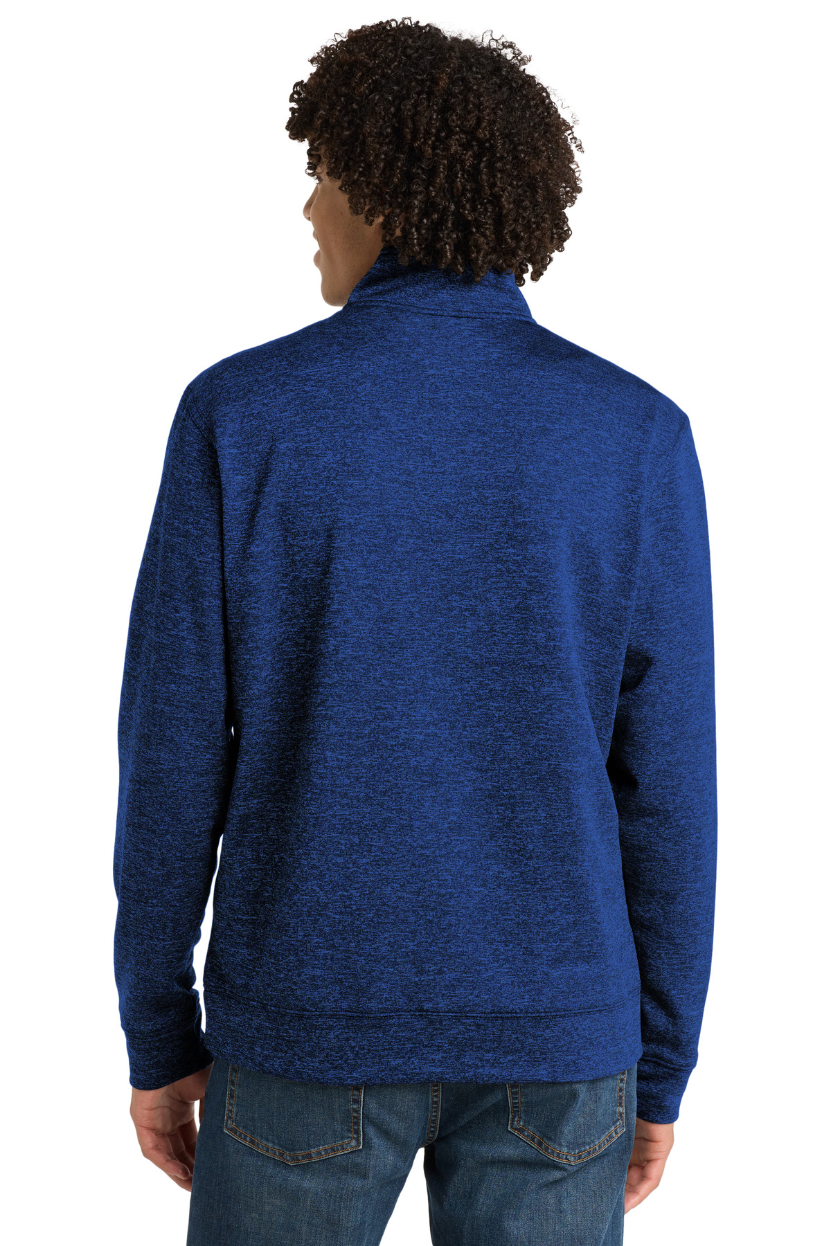 Sport-Tek PosiCharge Electric Heather Fleece 1/4-Zip Pullover. ST226, custom hoodie or sweatshirt with logo imprint 16