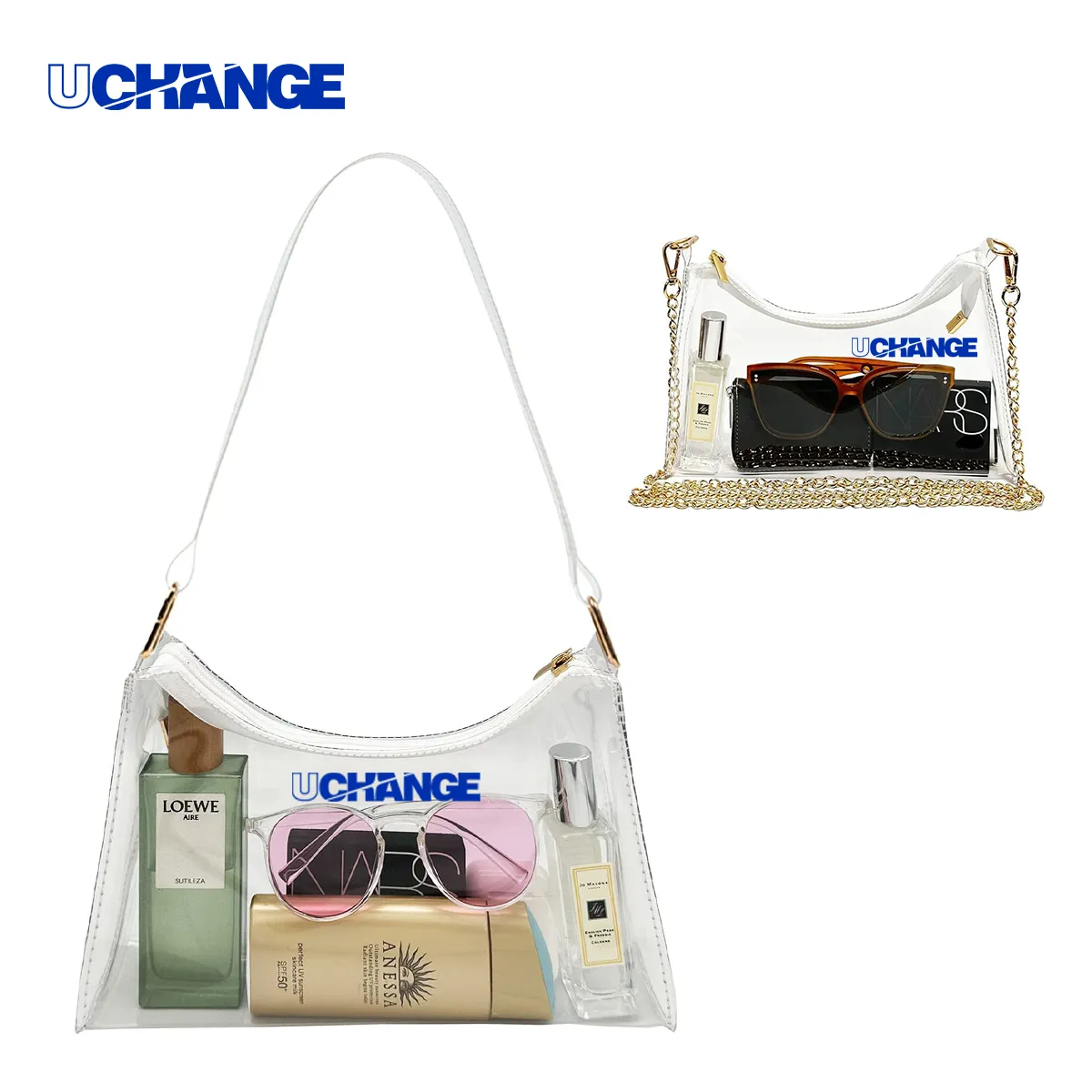 Clear Stadium-Approved Crossbody Chain Bag 2
