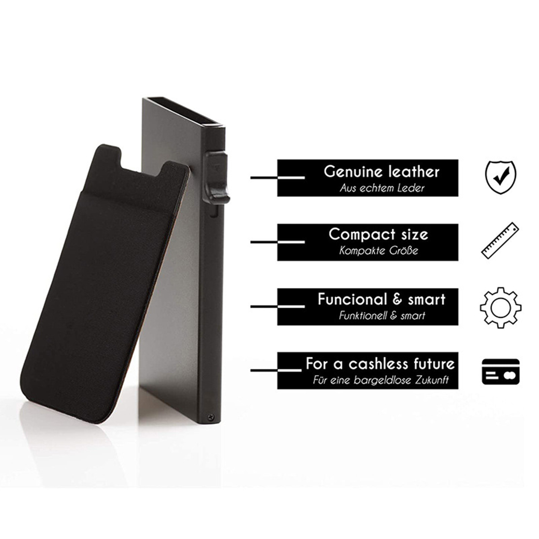 Slim Wallet with Money Clip 3