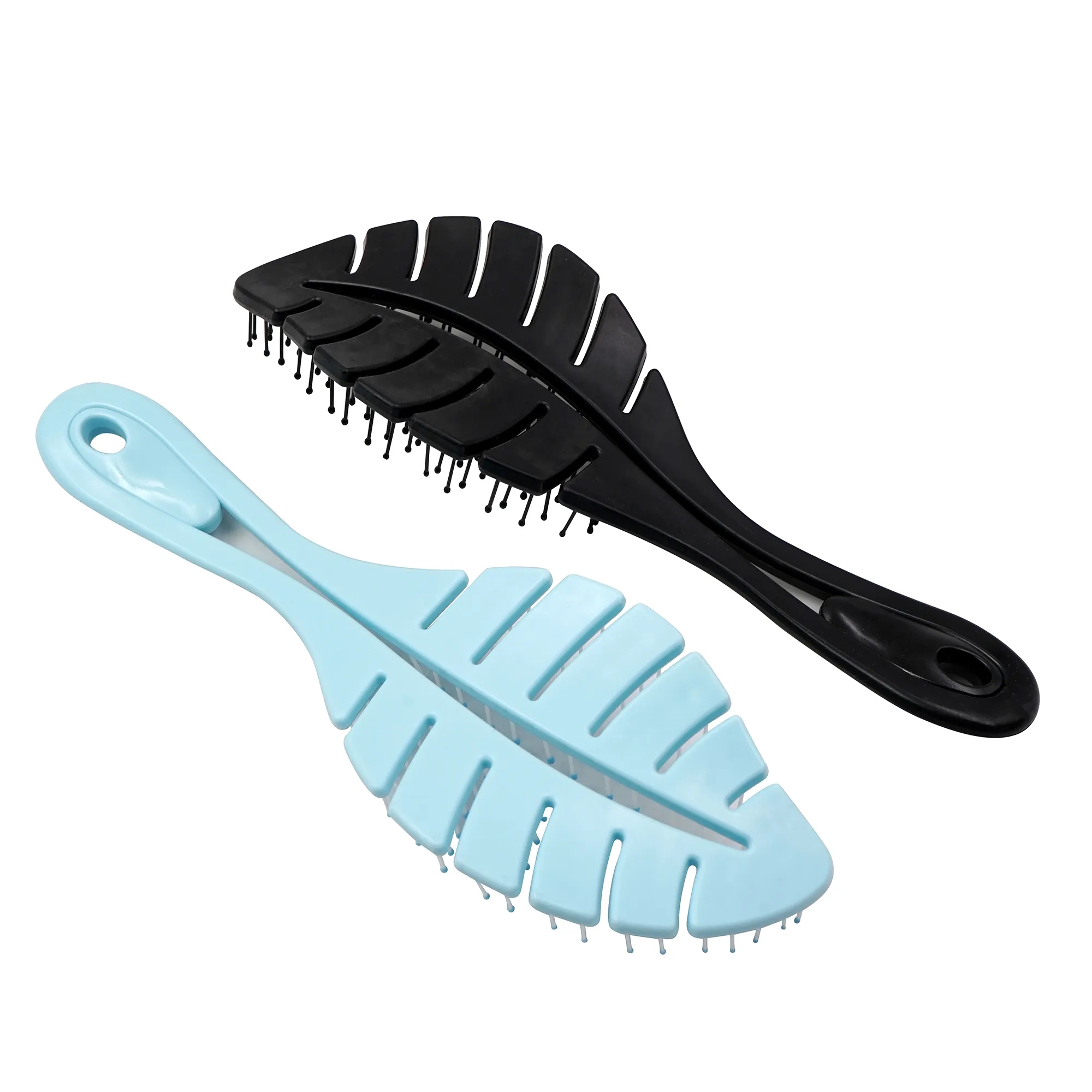 Leaf Shape Detangler Massager Shampoo Comb 2