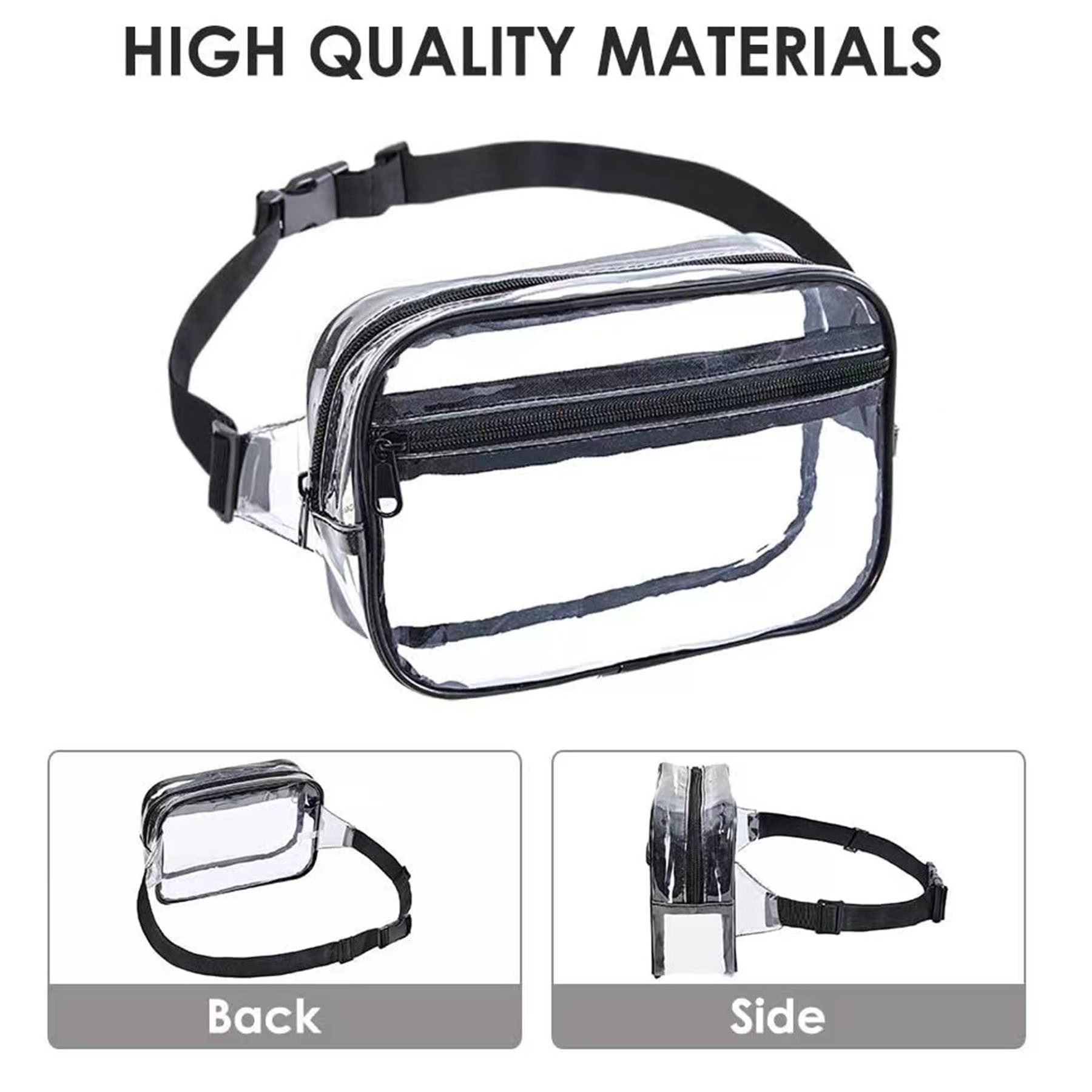 Premium Functional Clear Waist Bag 6
