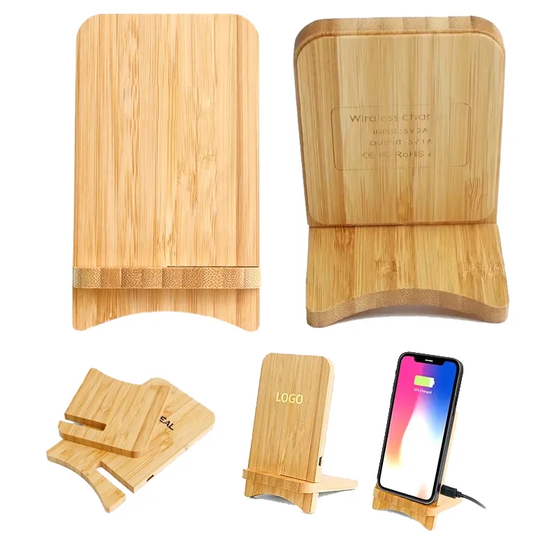 Portable 2 in 1 Wireless Charger Phone Stand 2