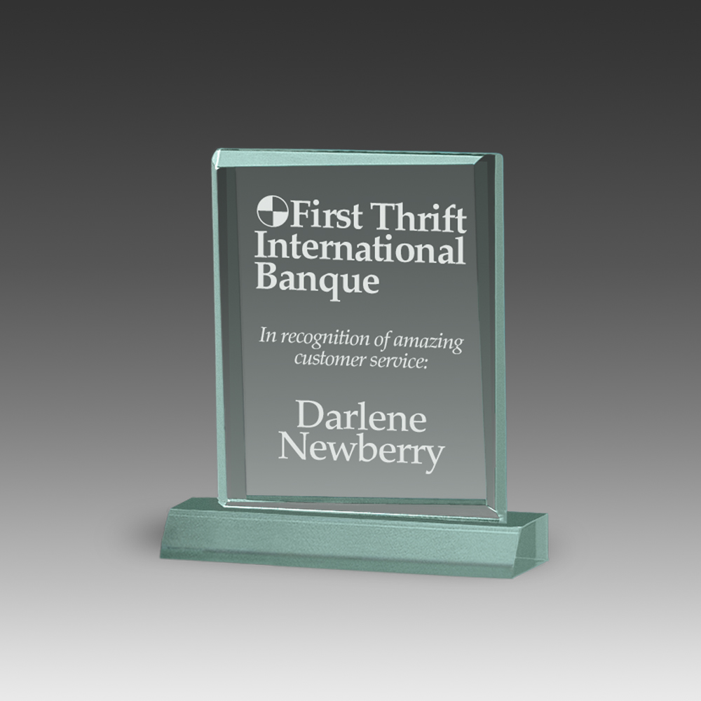 Corporate Jewel Bevel Award (5"x5") 1