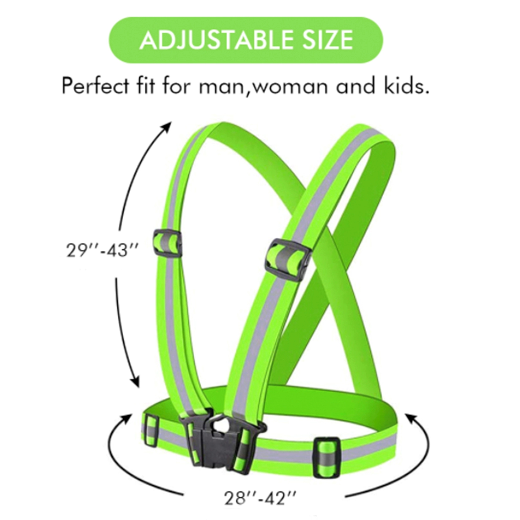 Adjustable Reflective Vest 3
