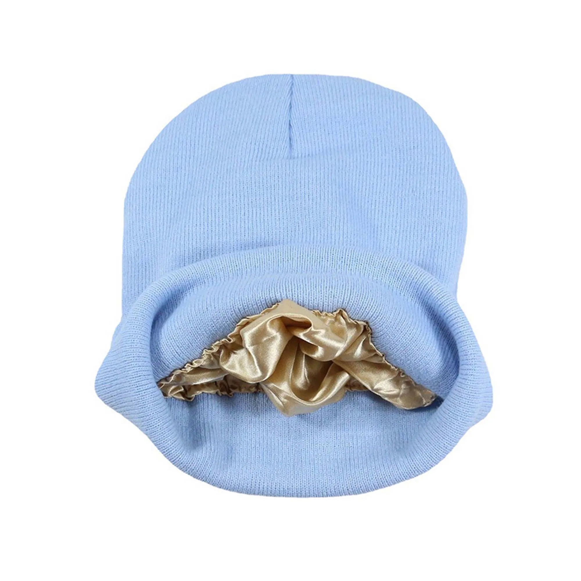 Kinitted Beanie Cap With Satin Lined 6