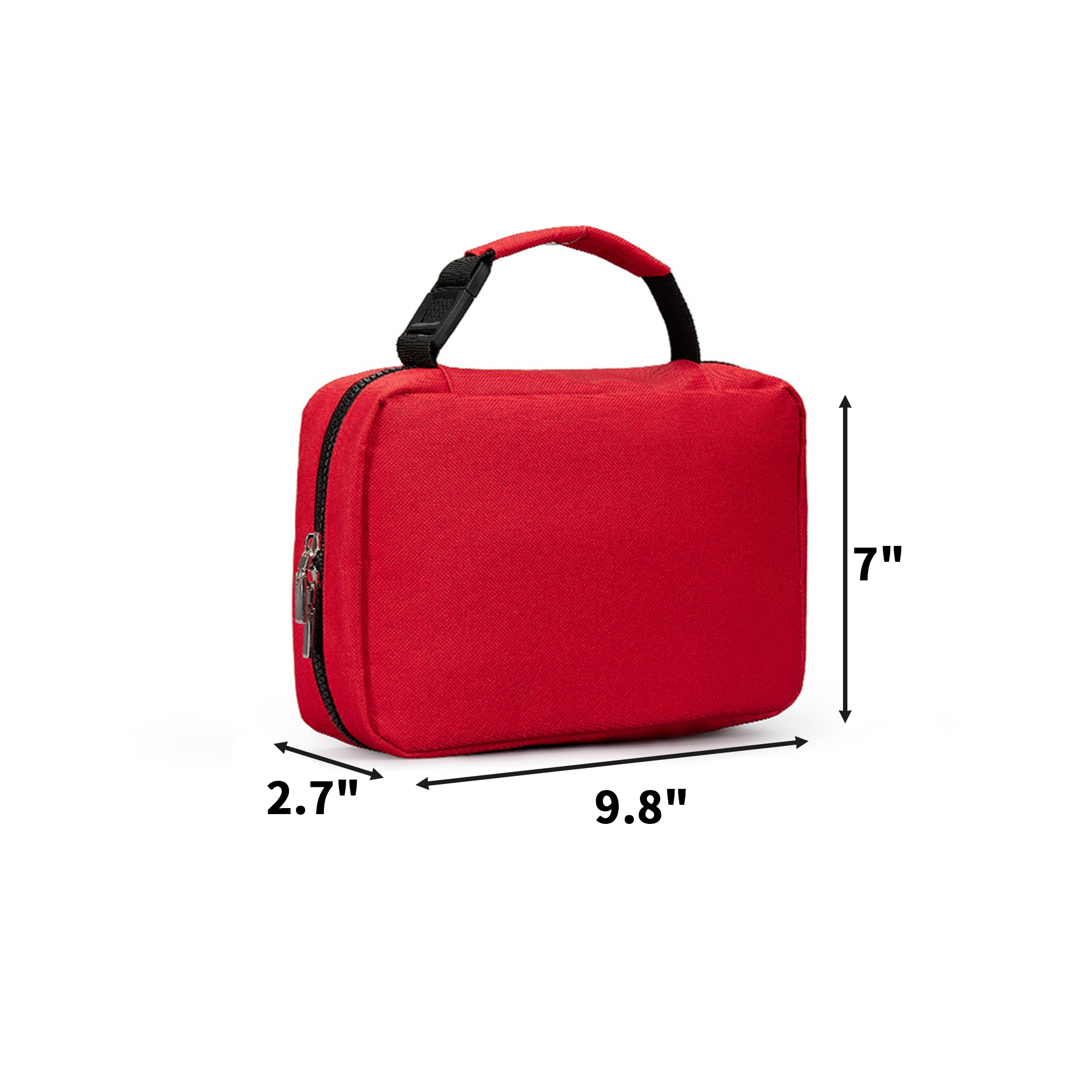 Oxford Fabric First Aid Kit 9.8" x 2.7" x 7" With 37 Item Configuration 2