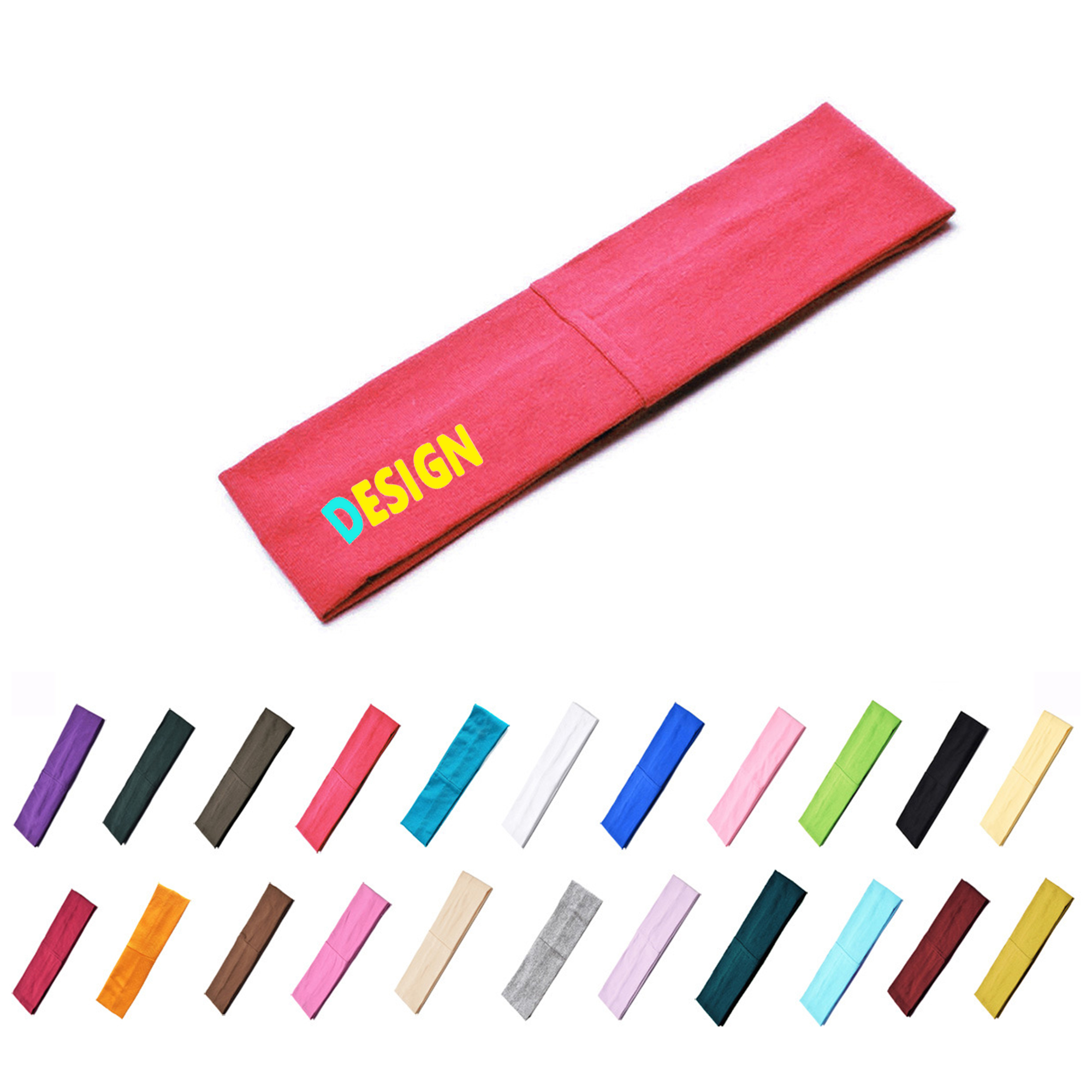 Moisture Wicking Sports Headband MOQ 100 2