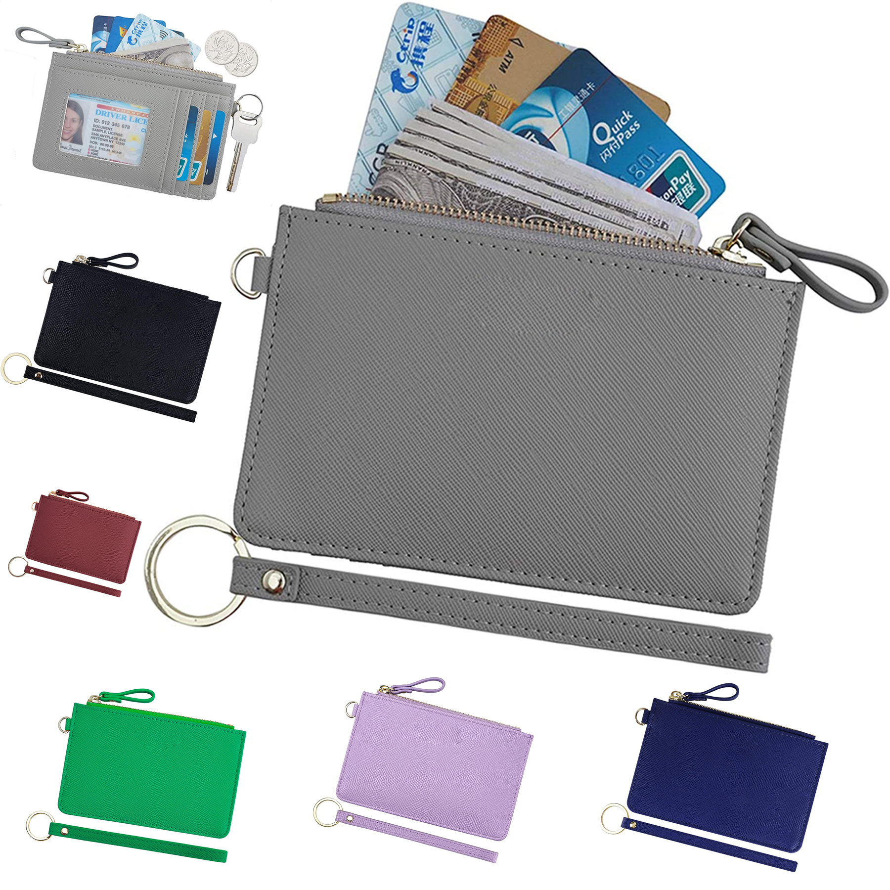 Women Slim RFID Card Case Holder 2