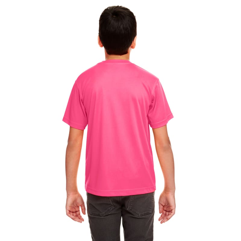 UltraClub Youth Cool & Dry Sport Performance Interlock T-Shirt 4
