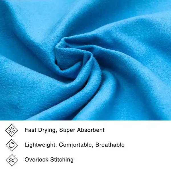 Microfiber Suede Towel With Mesh Bag 3