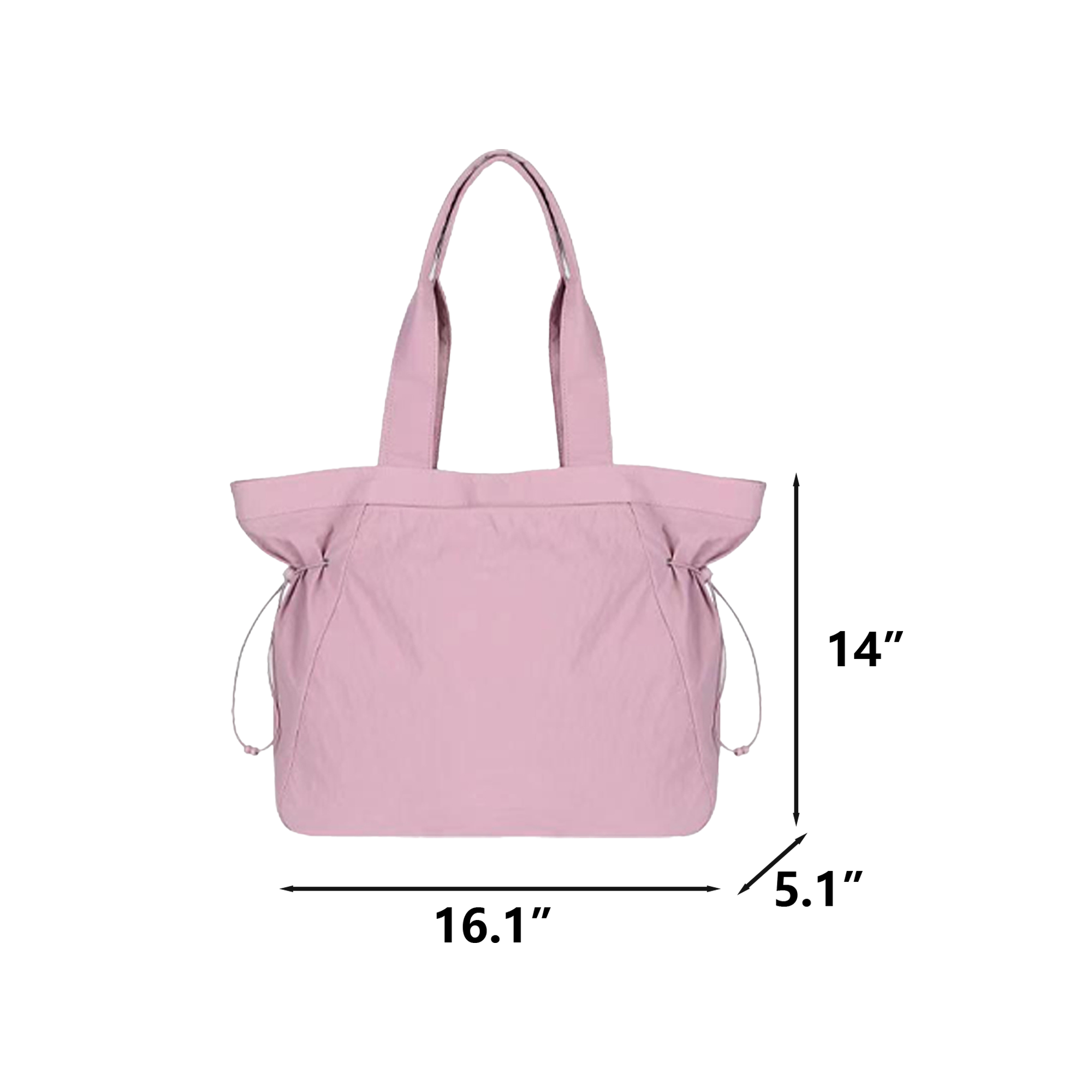 Oversized Nylon Tote Bag for Work, custom tote bag with logo imprint 2
