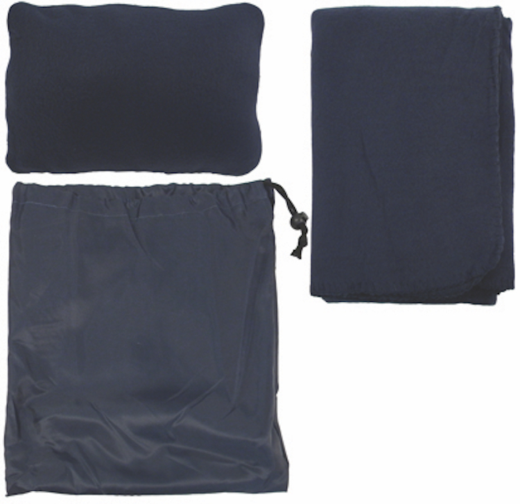 Fleece Blanket/Pillow All-in-1 Travel Set w/Nylon Bag 3