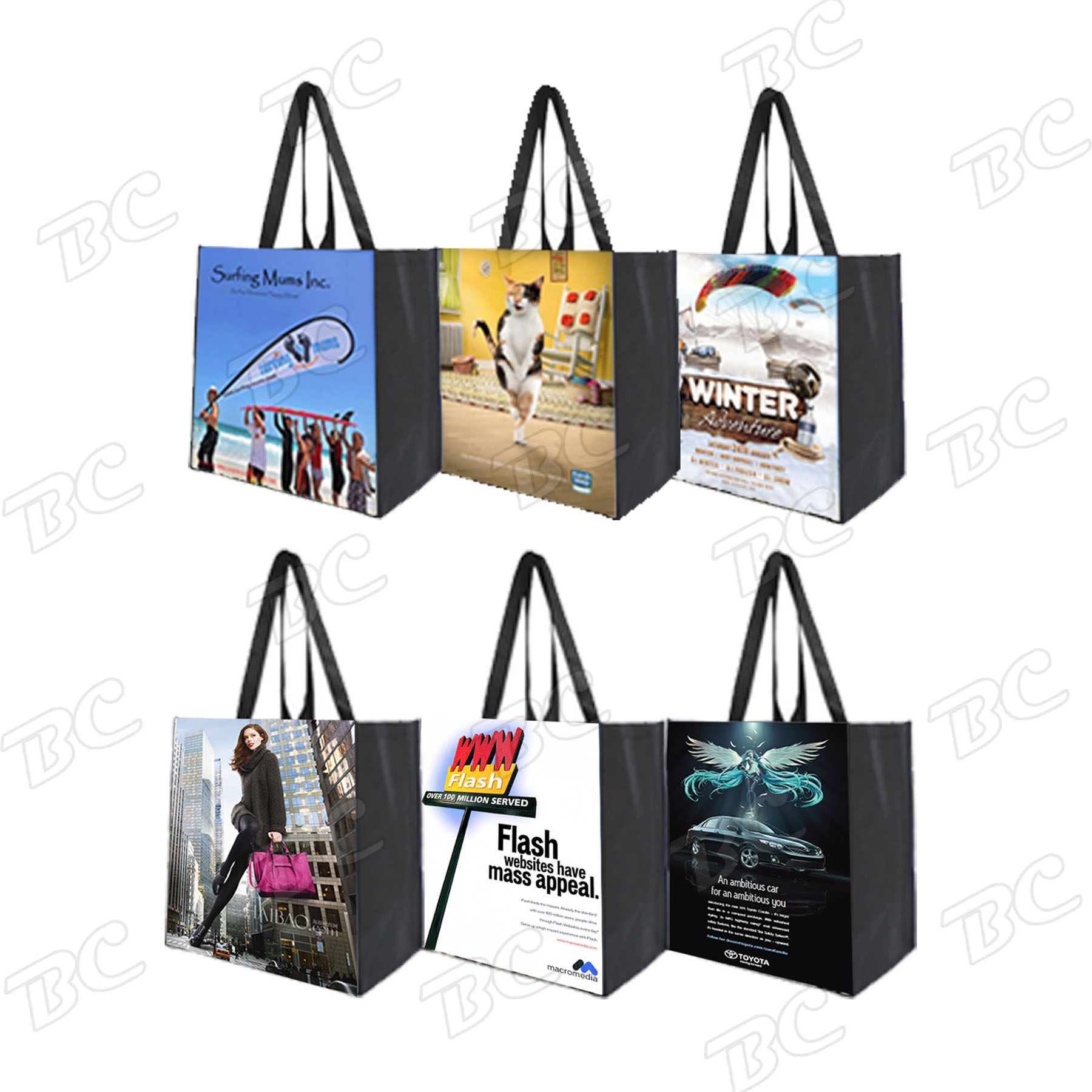 Speedster 80 gsm PET Sublimated Tote Bag 3