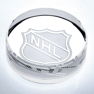 Optical Crystal Hockey Puck 2