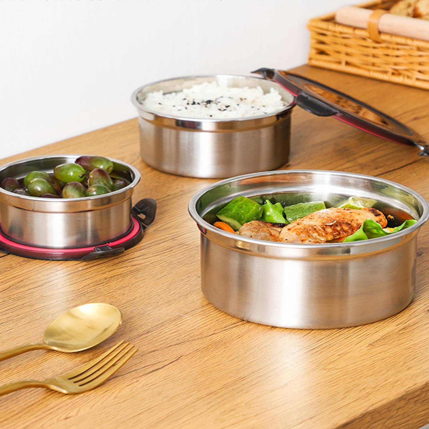 Stainless Steel Crisper Box 1