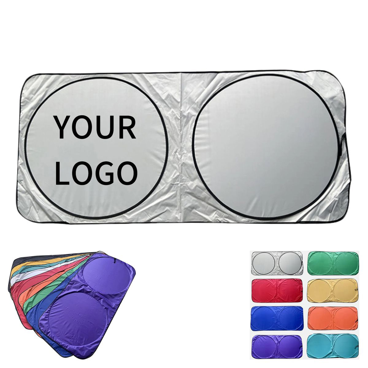 Lightweight Foldable Sunshade 59 Inch for Windshields 3
