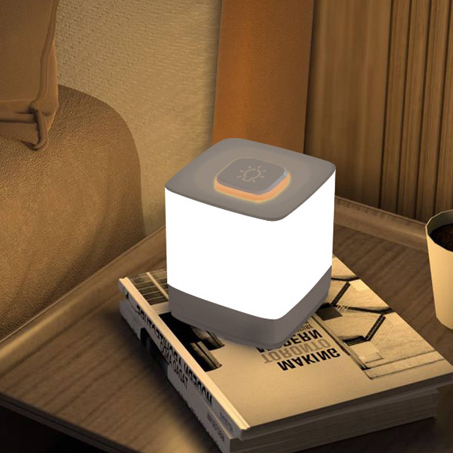ABS LED Touch Night Light Eye Protection Warm Atmosphere 3