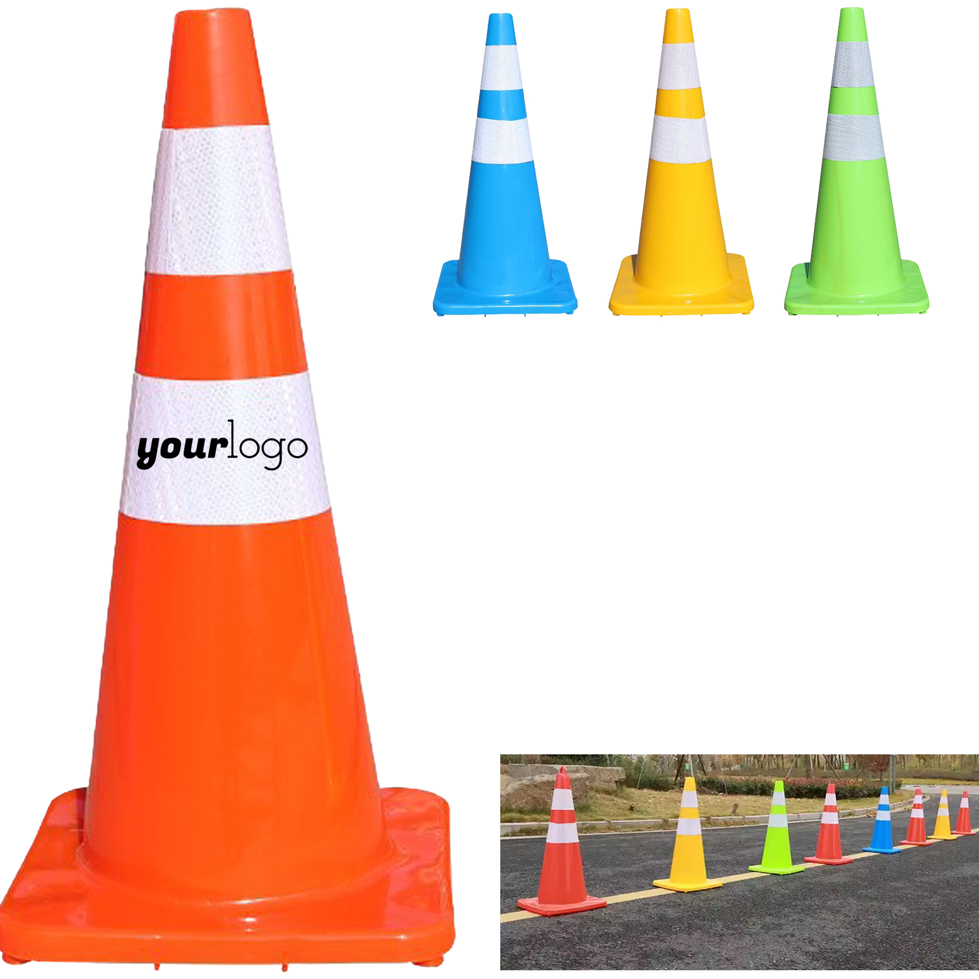 High - Visibility Traffic Cone 12
