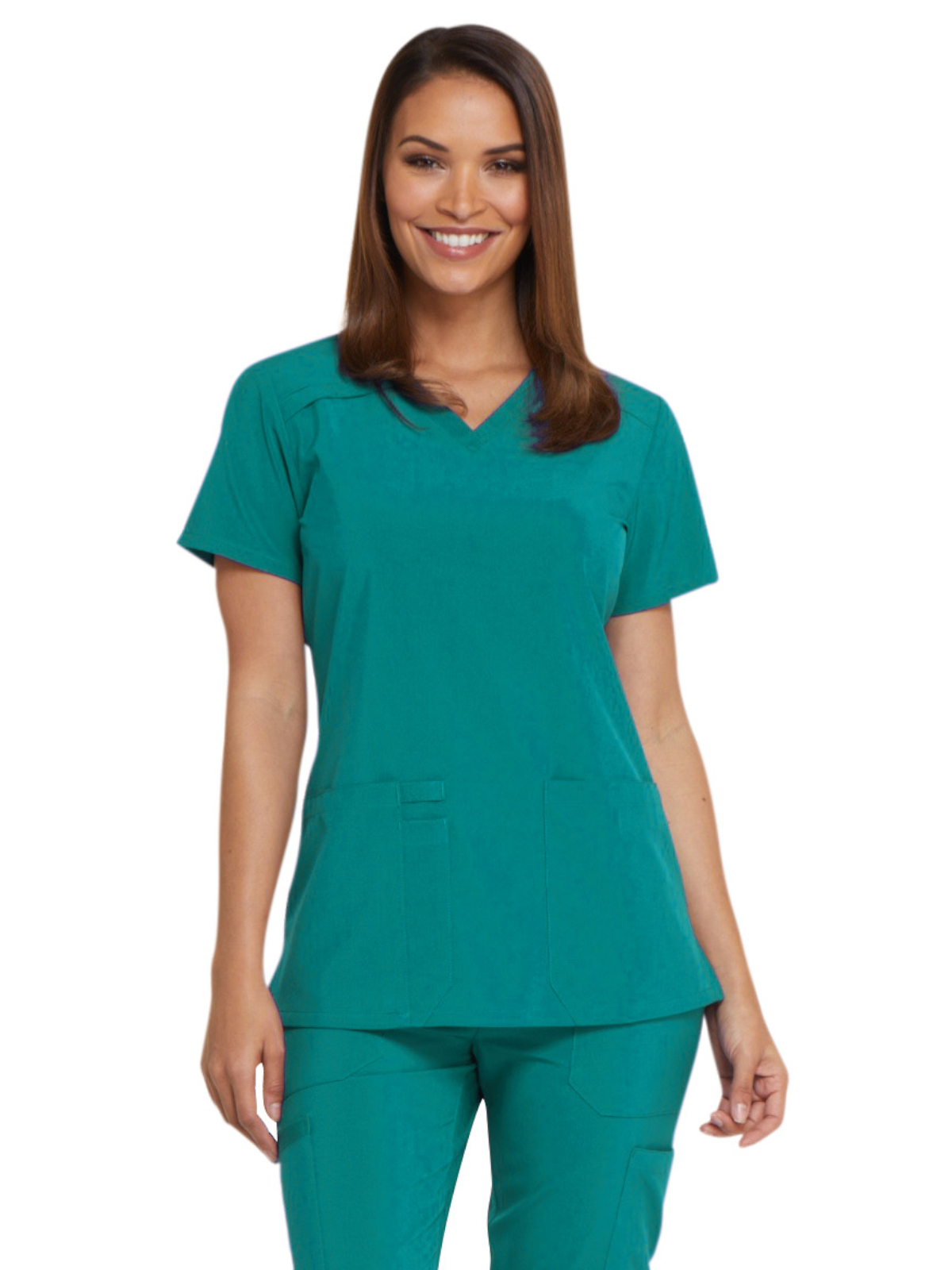 Dickies Medical - EDS Essentials - Women's 2-Pocket Contemporary V-Neck Top 43