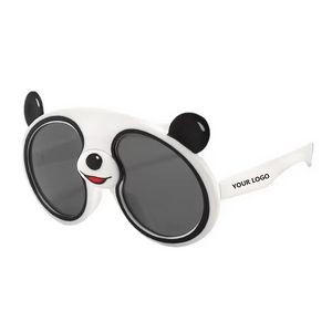 Panda Shape Kids Cartoon Silicone Sunglasses 4