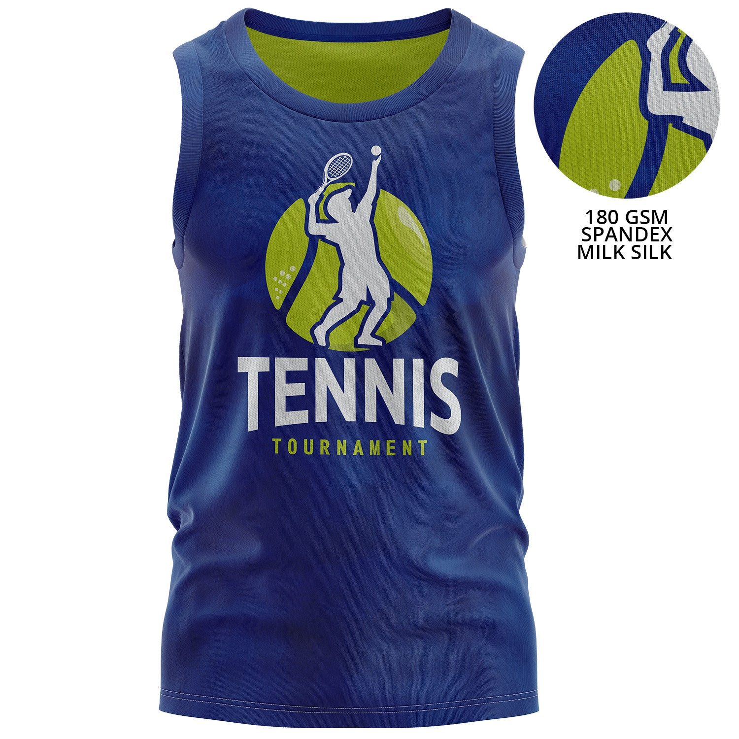 Youth 180 GSM Spandex Milk Silk Sublimation Sleeveless Tank Tops 2