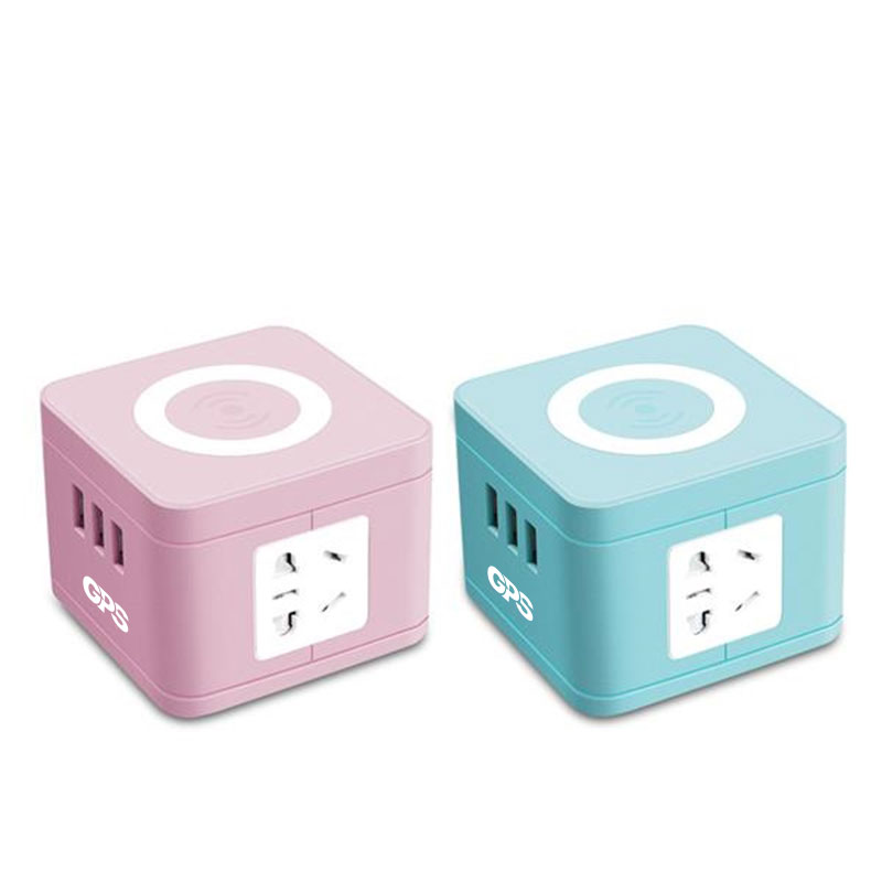 USB Portable Wireless Cube Socket Power Strip 2