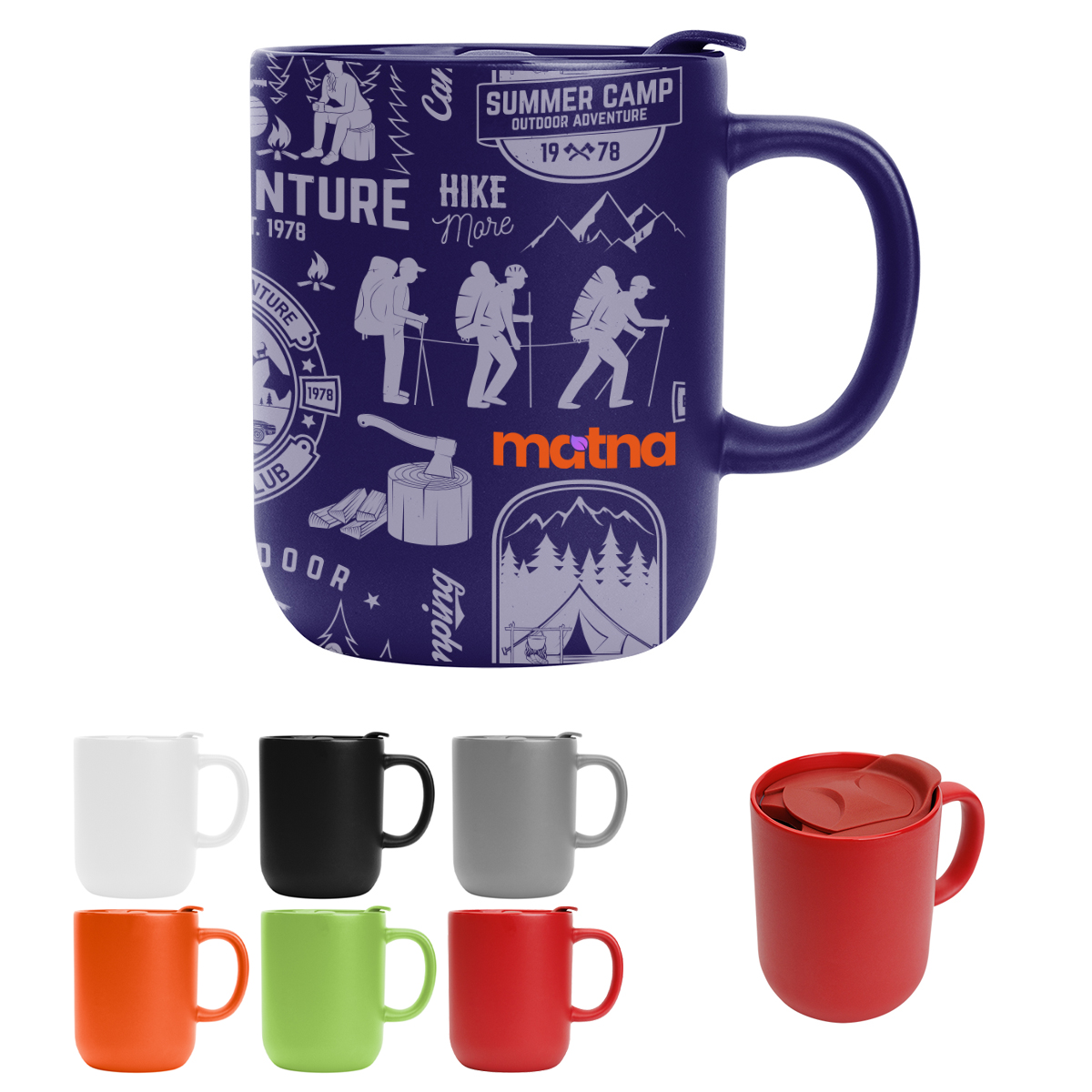 14 Oz. Full Color Michigan Ceramic Mug 8