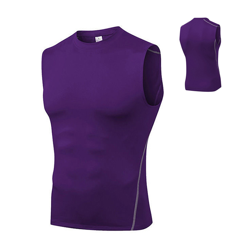 Men's Training Tight Vest Breathable Sleeveless 3