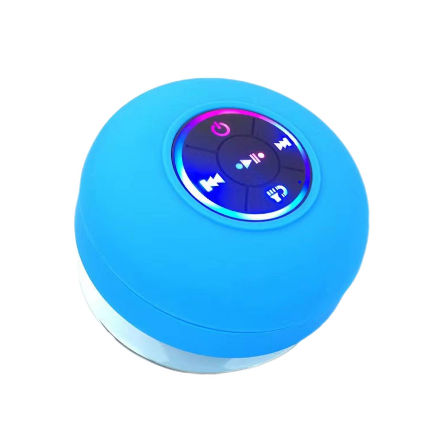 LED Light Waterproof Wireless Bluetooth Speaker with Suction Cup 7