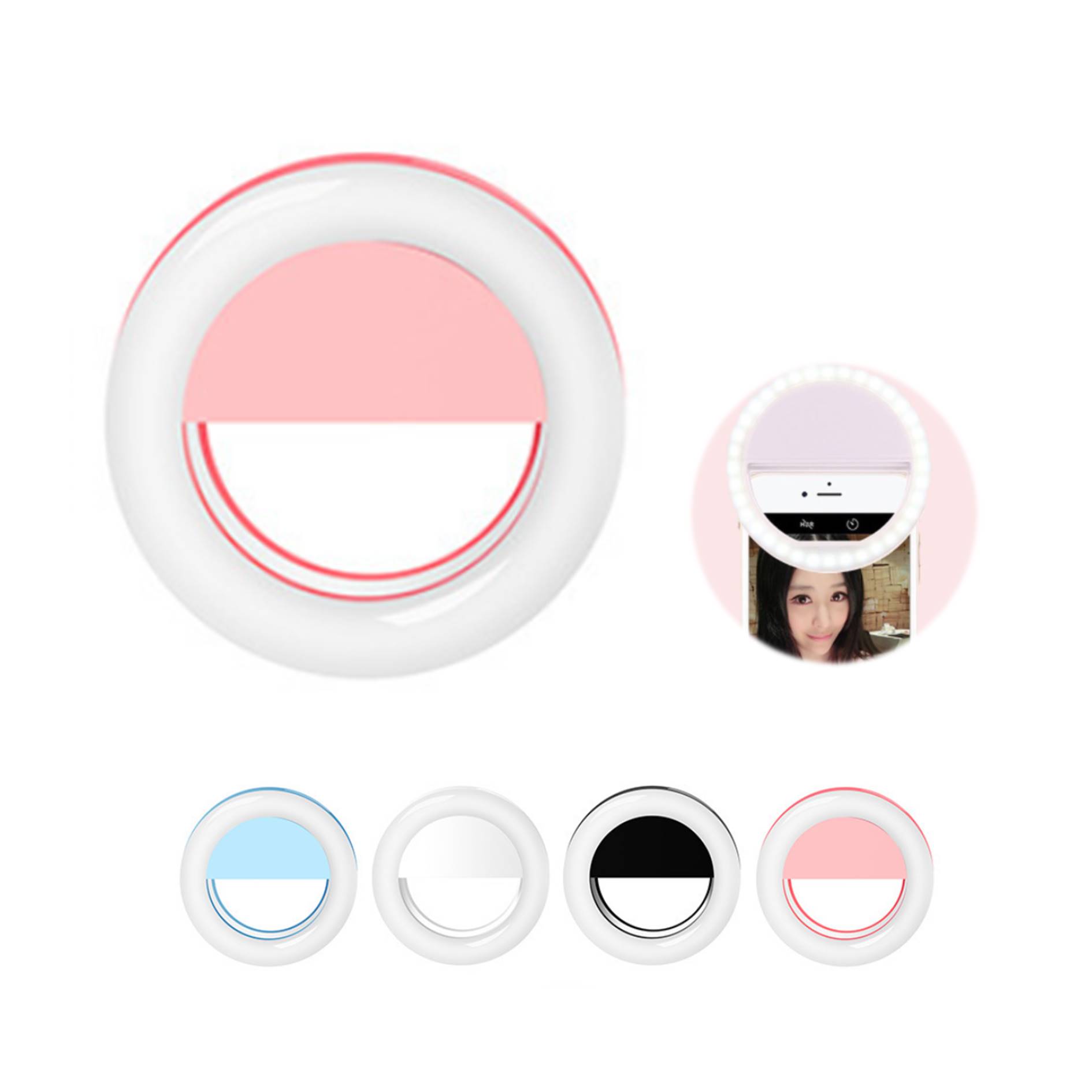 Mobile Phone Selfie Ring Light Lens Beauty Fill Light Lamp 2
