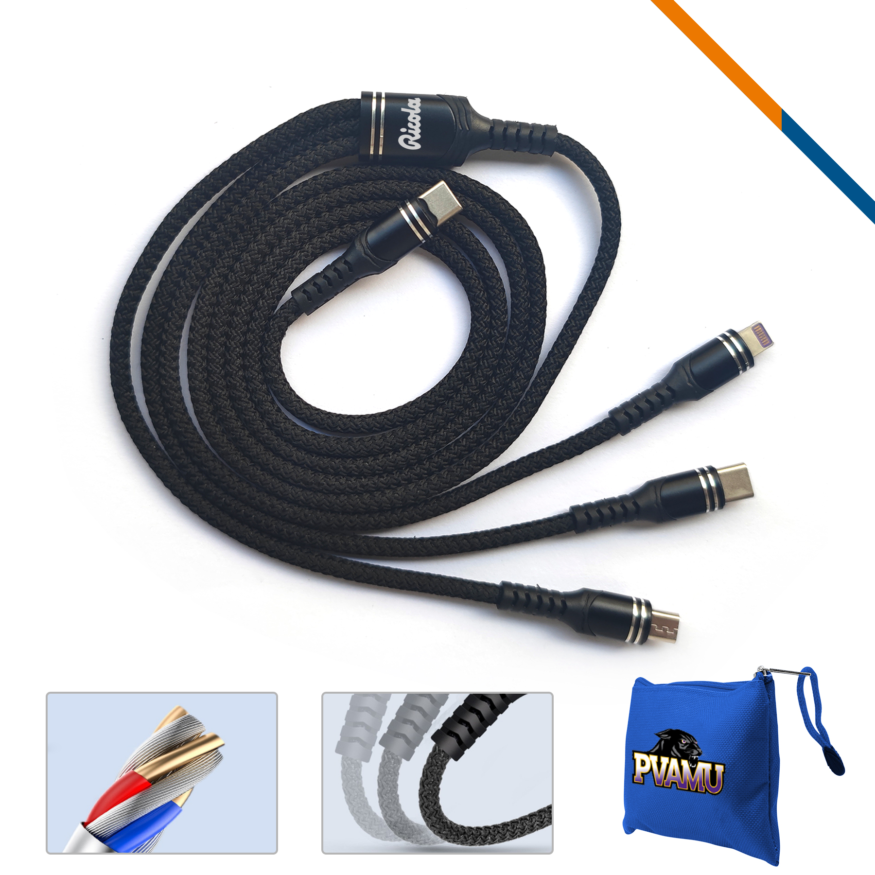 Drosey 3in1 Charging Cable 4
