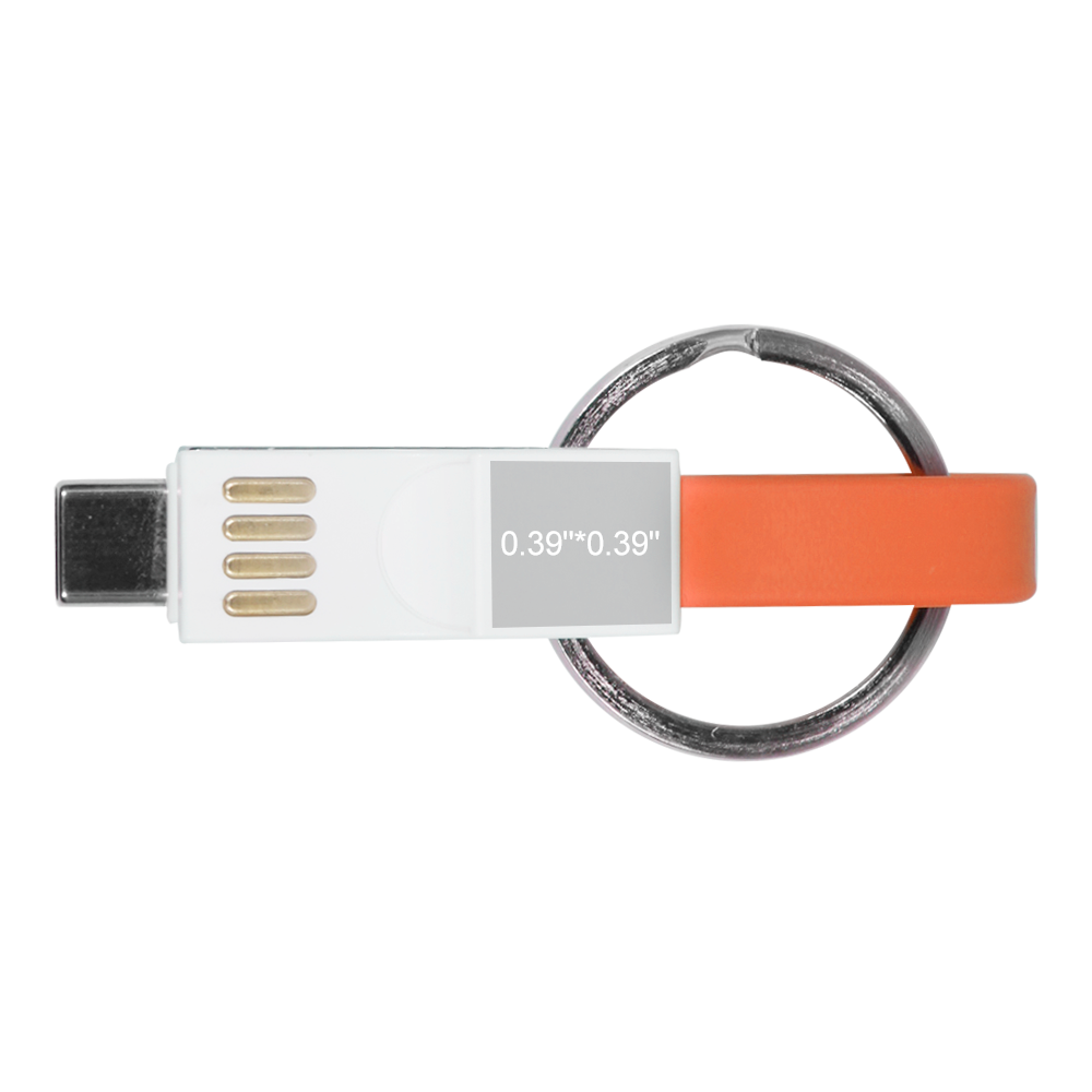 Carol Stream 3-in-1 Key Ring Charging Cable
