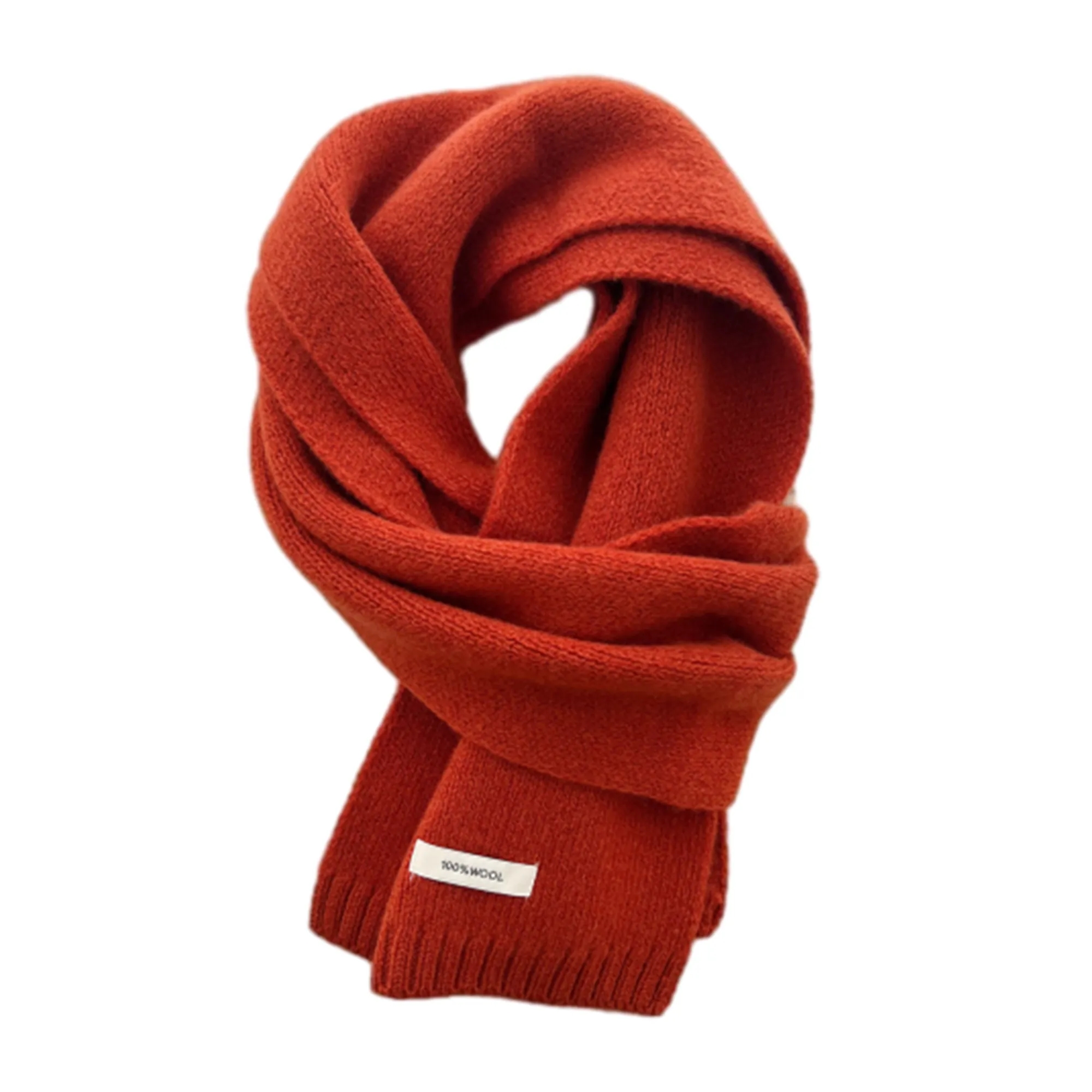 Unisex 100% Wool Scarf Warm Neck Collar 2