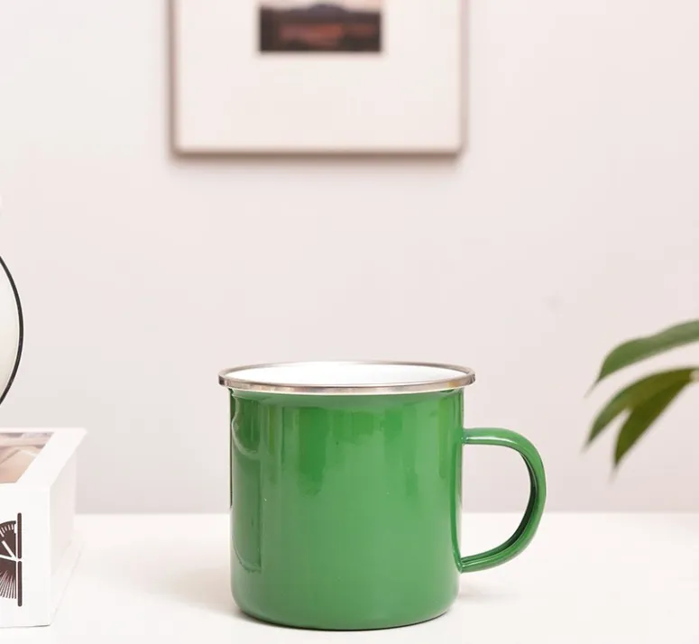 12 oz Enamel-Lined Coffee Mug 4